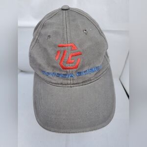Toyoda Gosei Gray Adjustable Strapback Hat Cap Embroidered Logo One Size Unisex